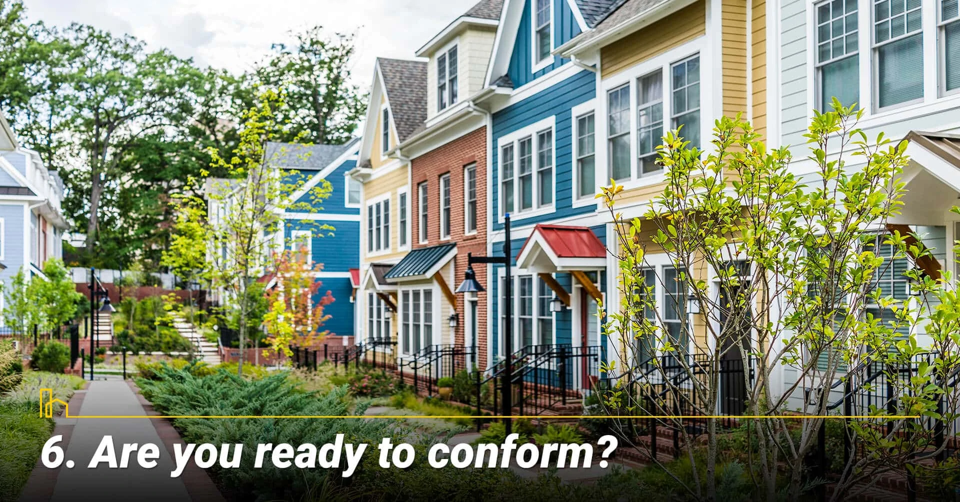 Are you ready to conform? follow association rules