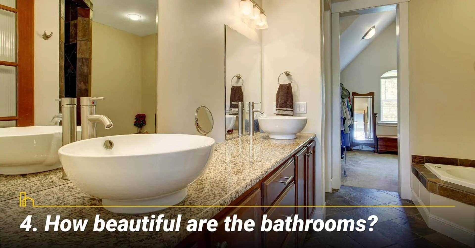 How beautiful are the bathrooms? beautiful bathrooms