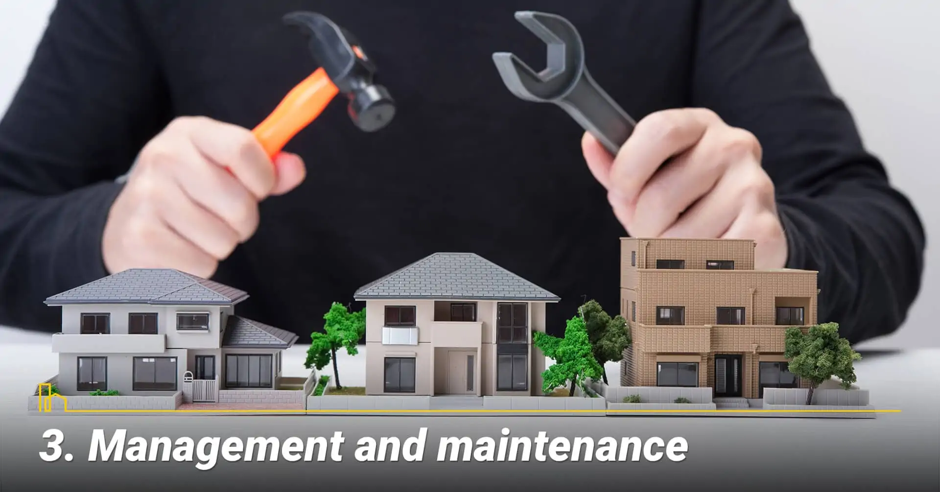 Management and maintenance, make sure to upkeep your property