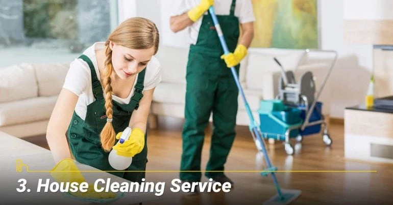 House Cleaning Service, hire a service maid