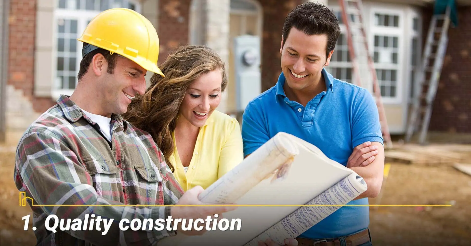 Quality construction, buying new construction home