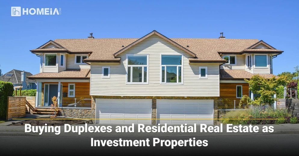 Buying Duplexes and Residential Real Estate as Investment Properties