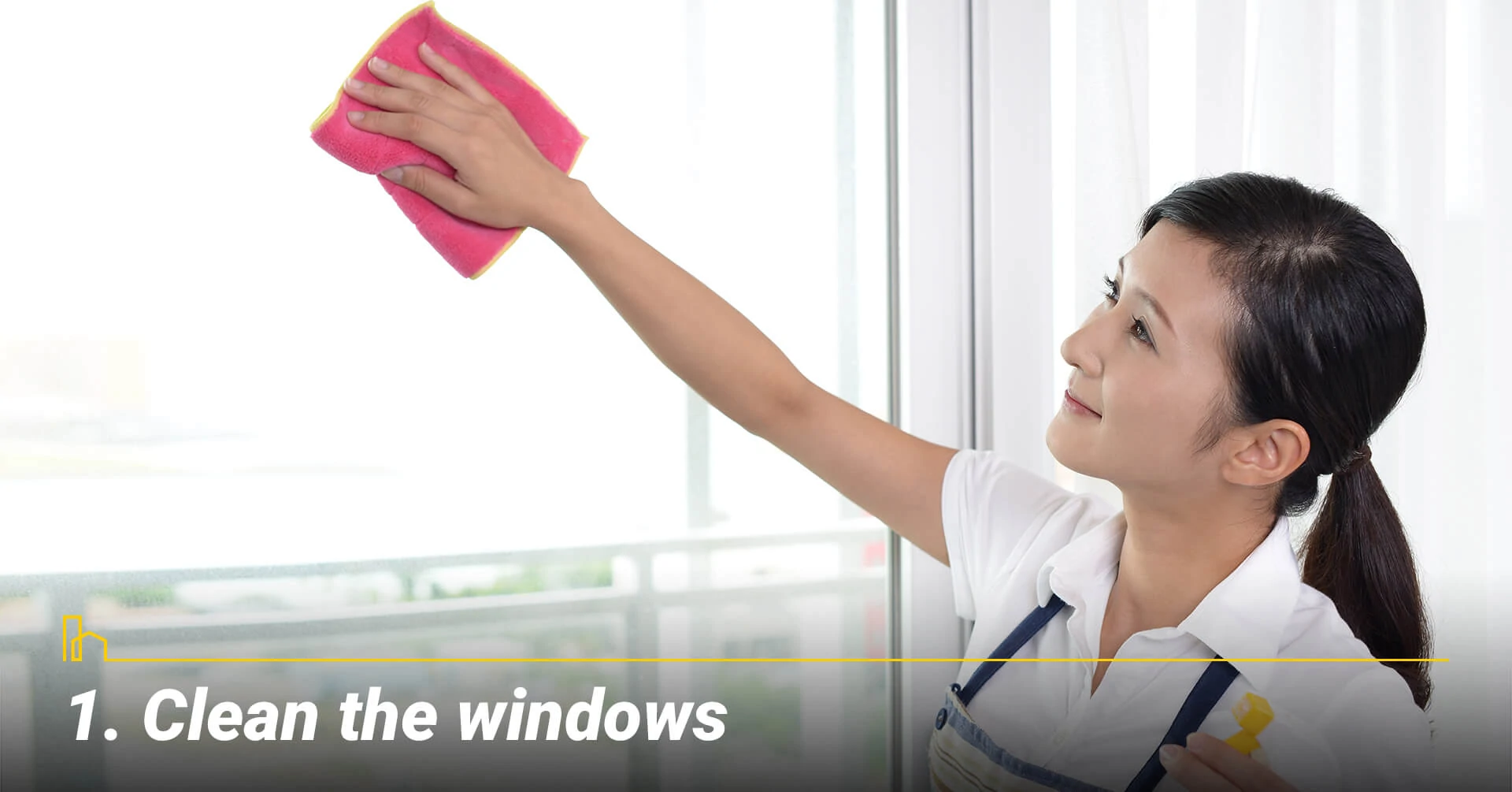 Clean the windows, keep windows clean