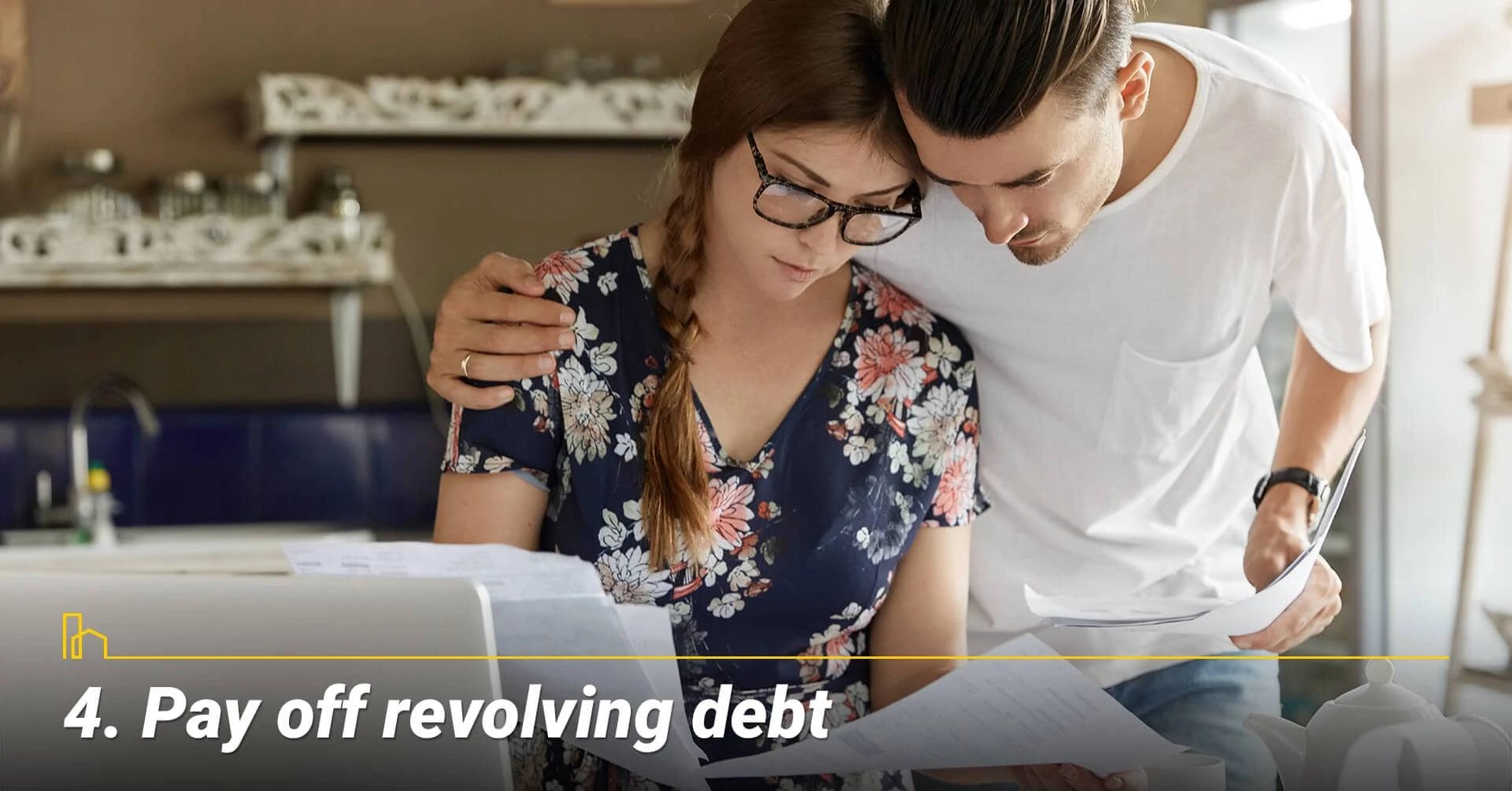 Pay off revolving debt, stay out of revolving debt