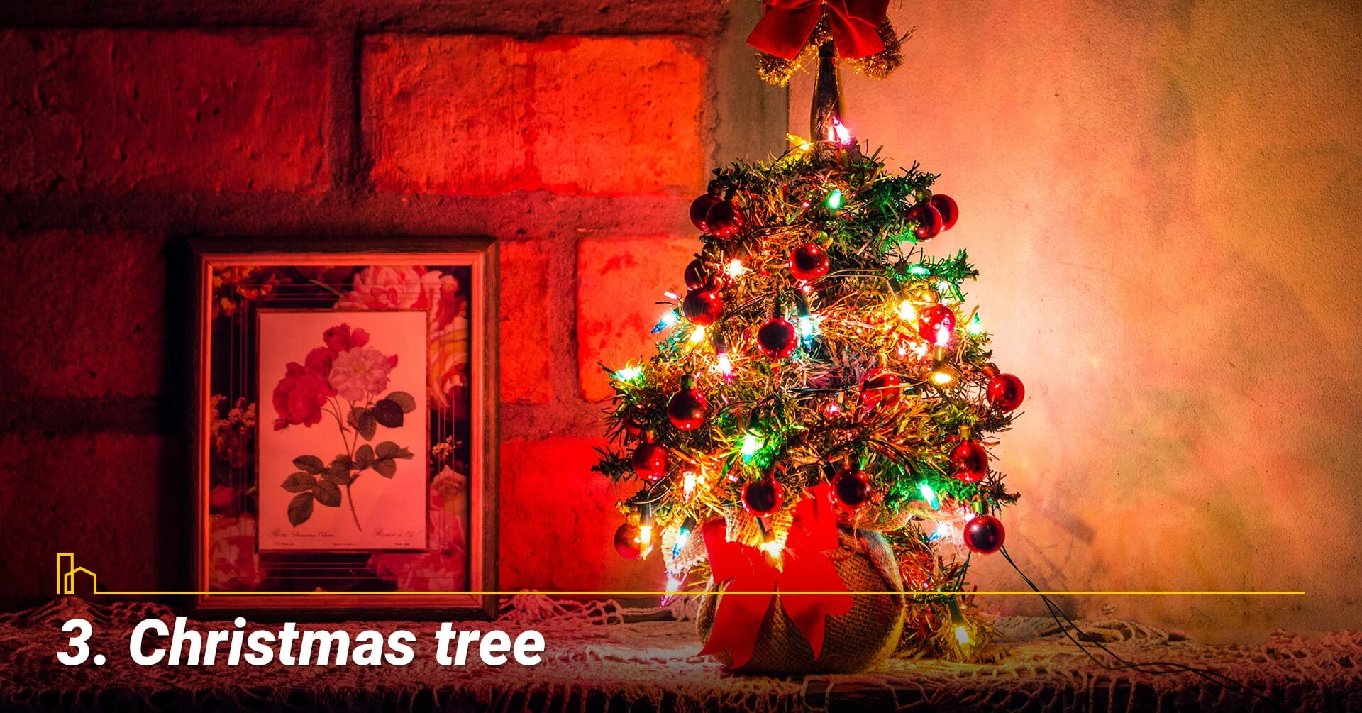 Christmas tree, decorate your home with Christmas tree