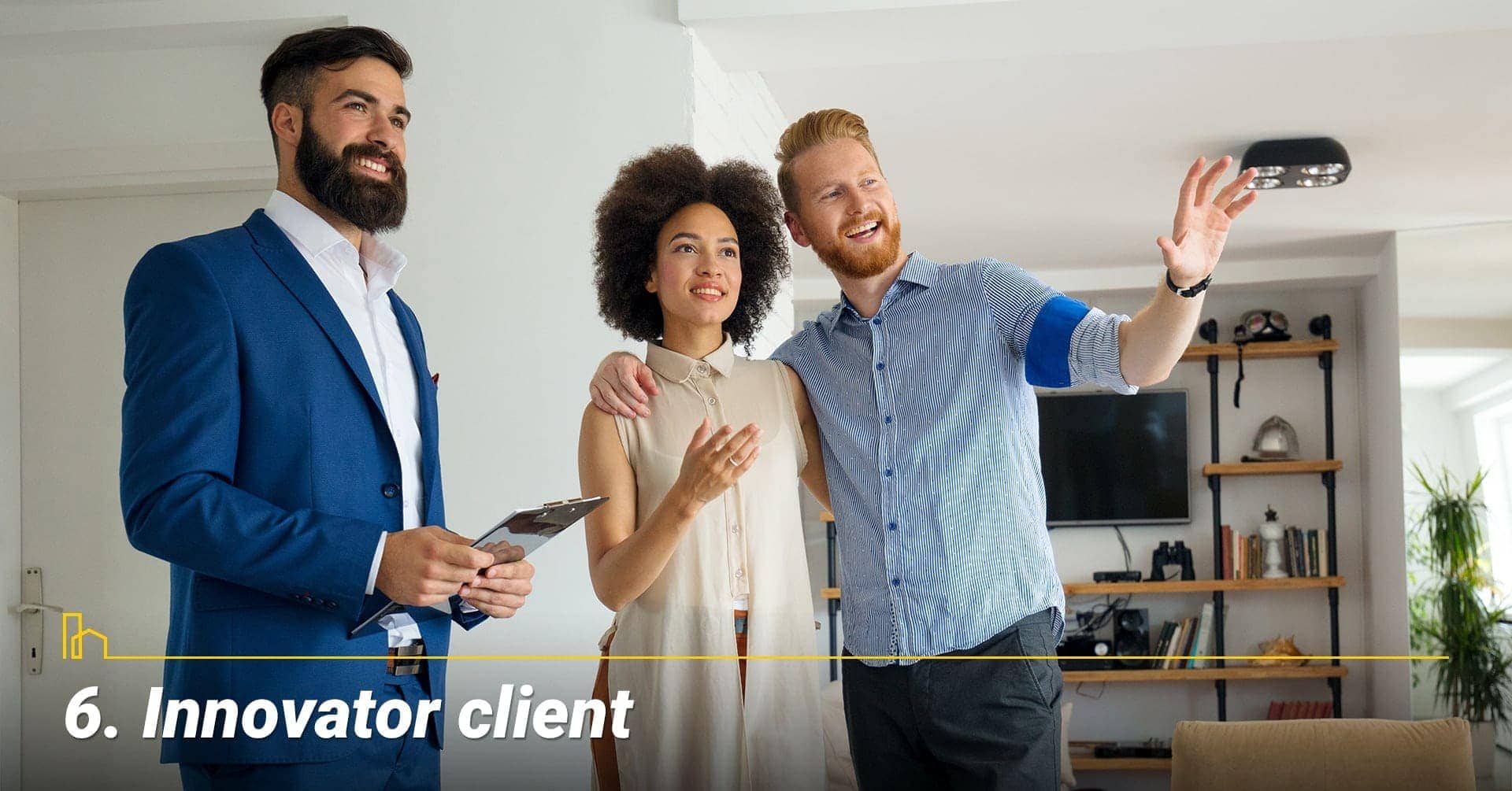 Innovator client, creative client Innovator client, creative client