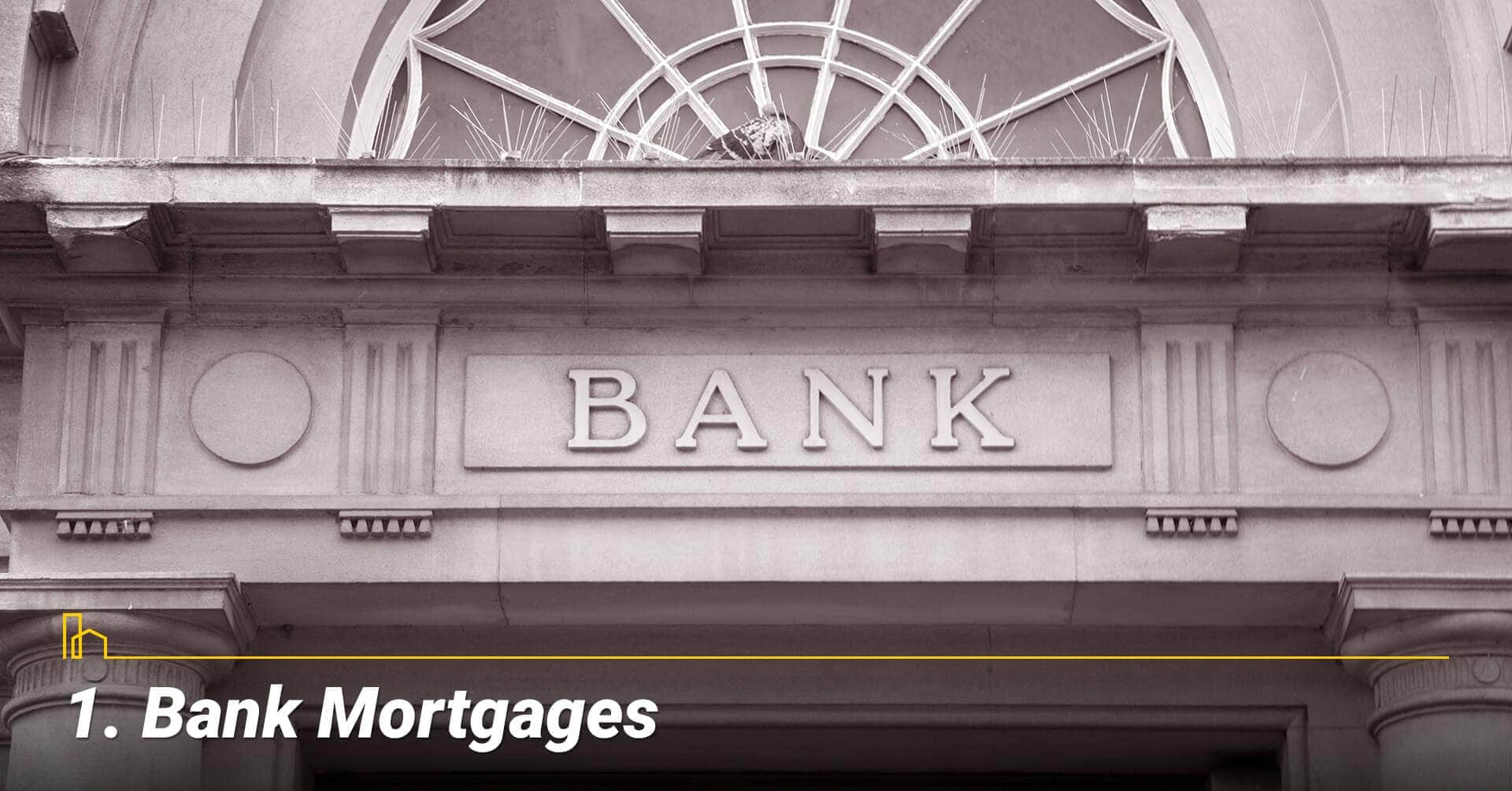 Bank Mortgages, look for a mortgage lender