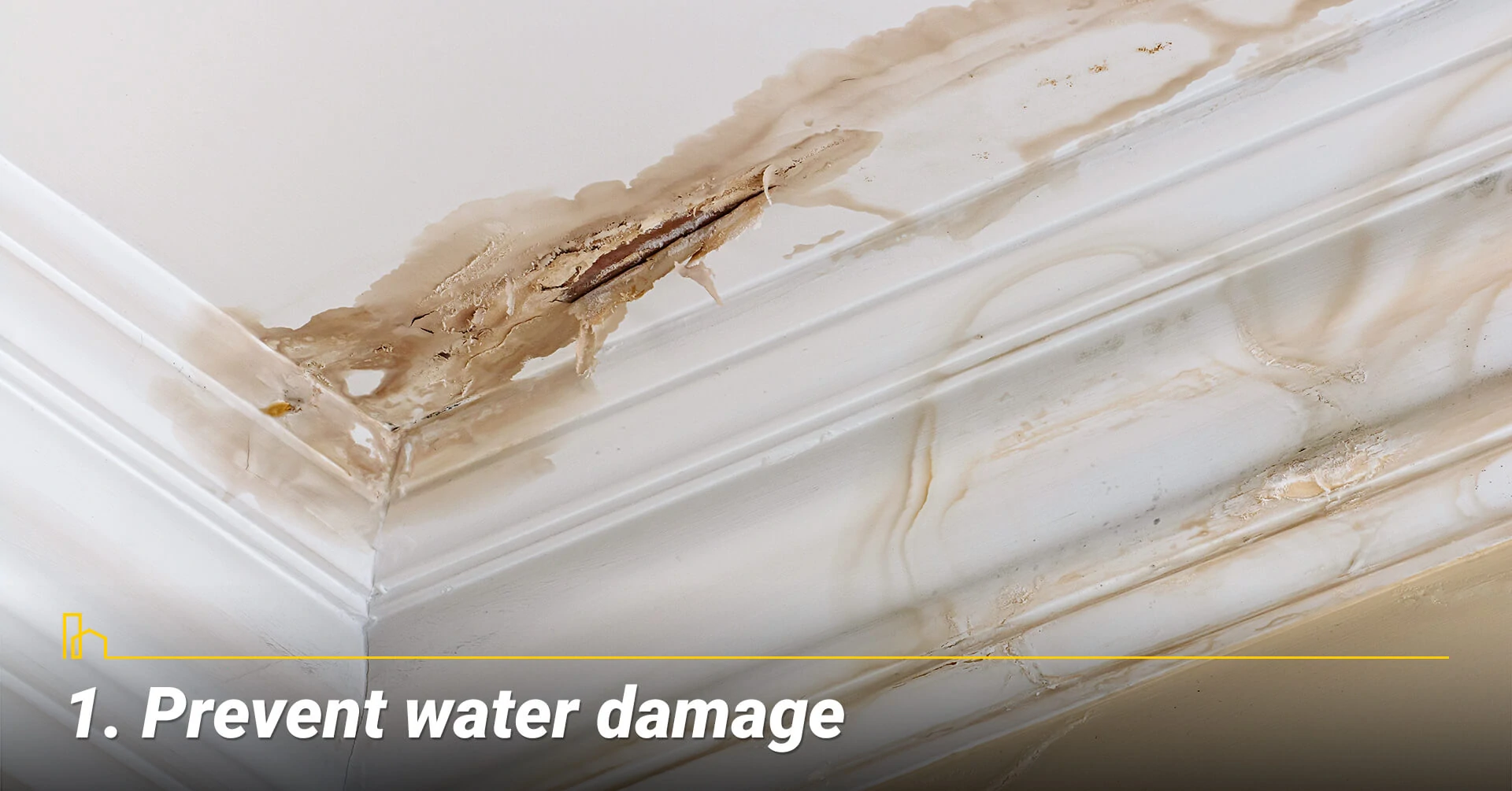 Prevent water damage, avoid interior water damage