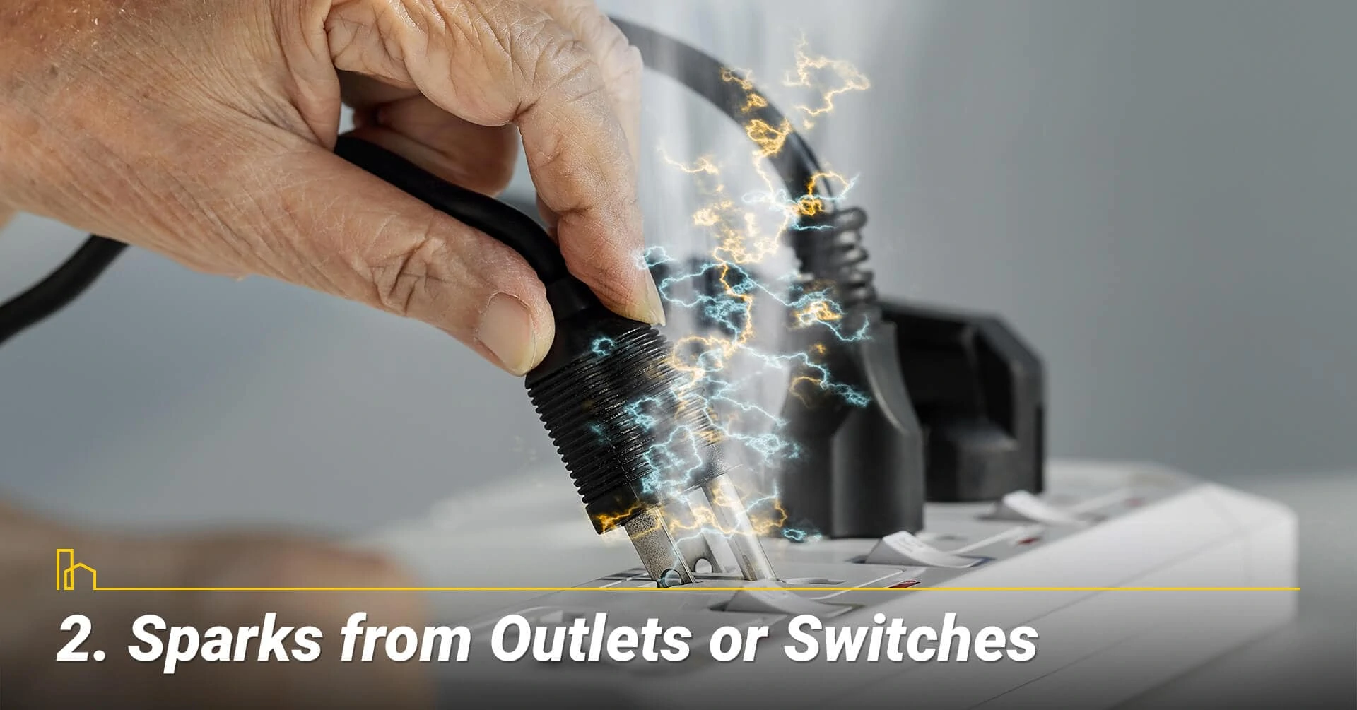 Sparks from Outlets or Switches, issues at the outlets