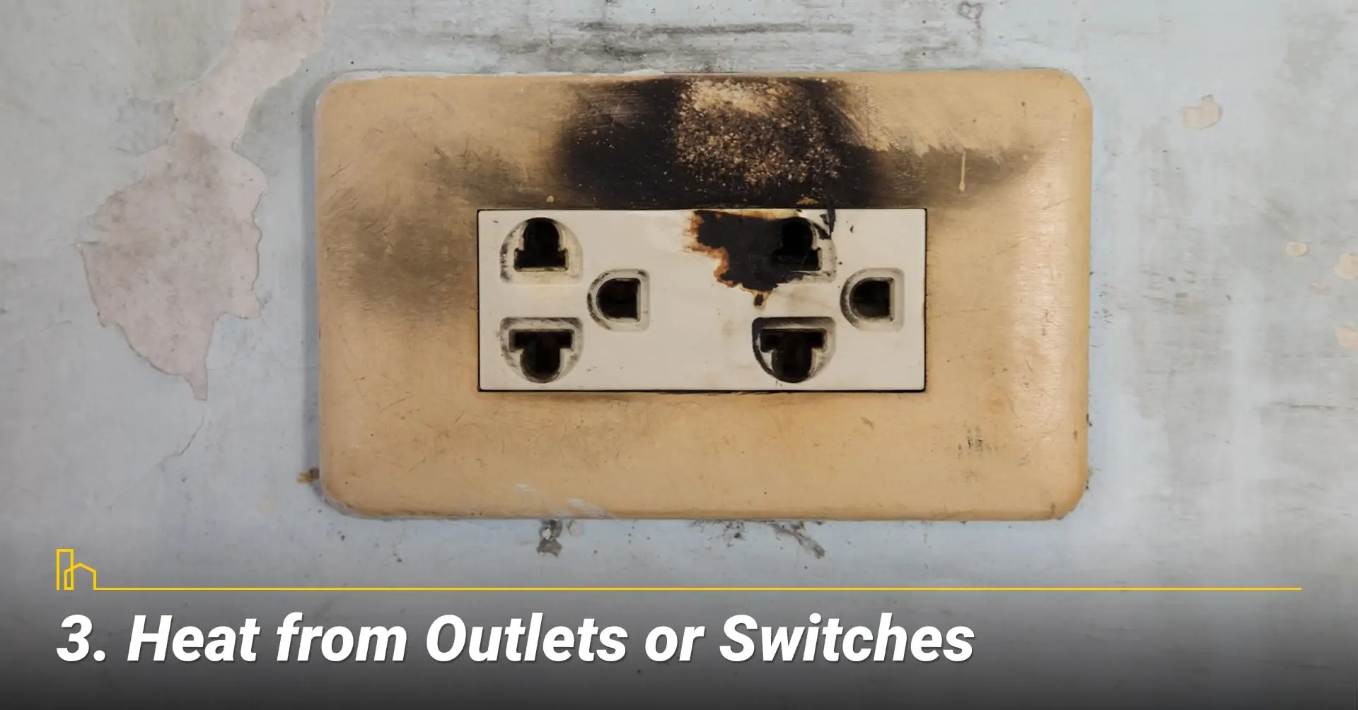 Heat from Outlets or Switches, raising temperature at outlets
