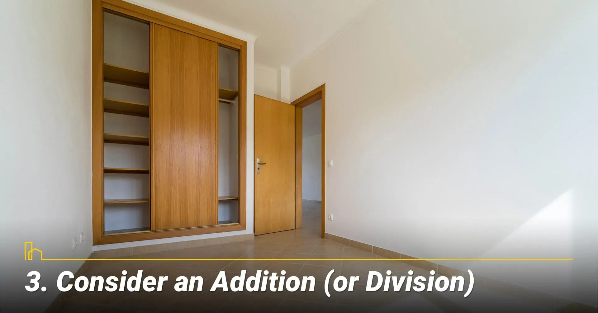 Consider an Addition (or Division), add more space