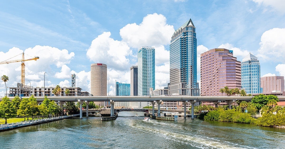 Local economy is growing in Tampa, Florida