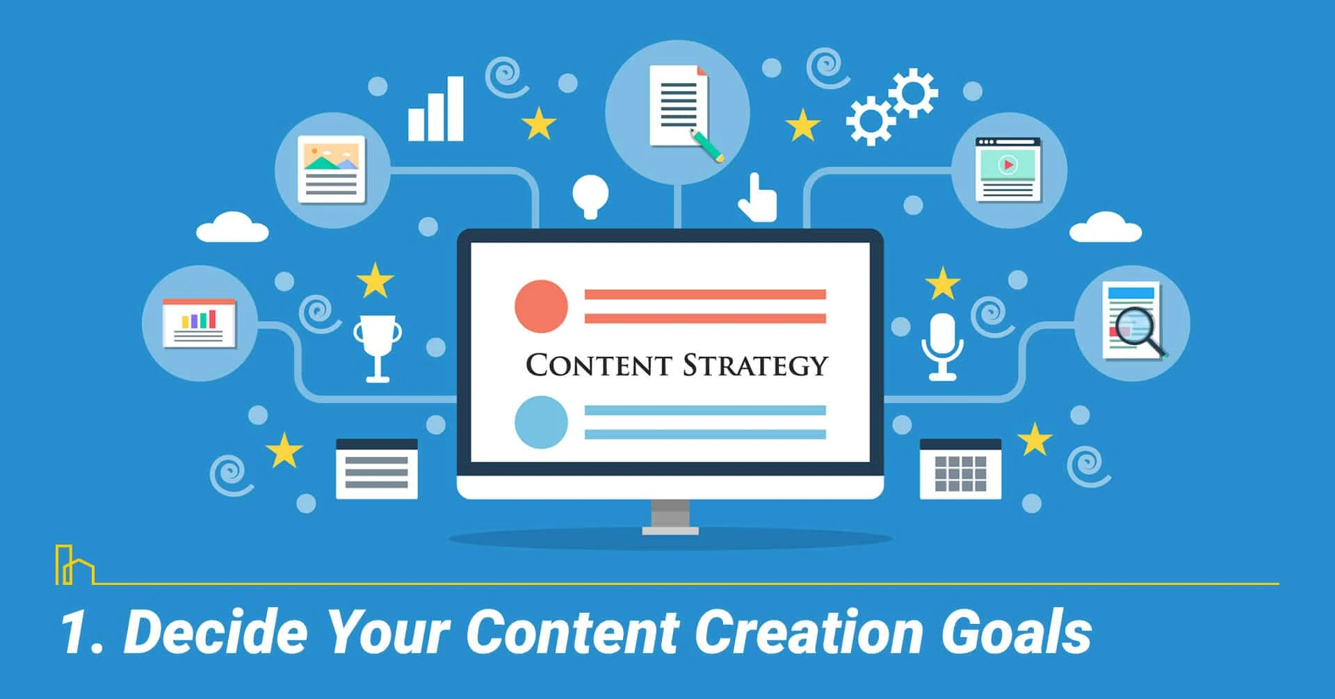 Decide Your Content Creation Goals, content strategy