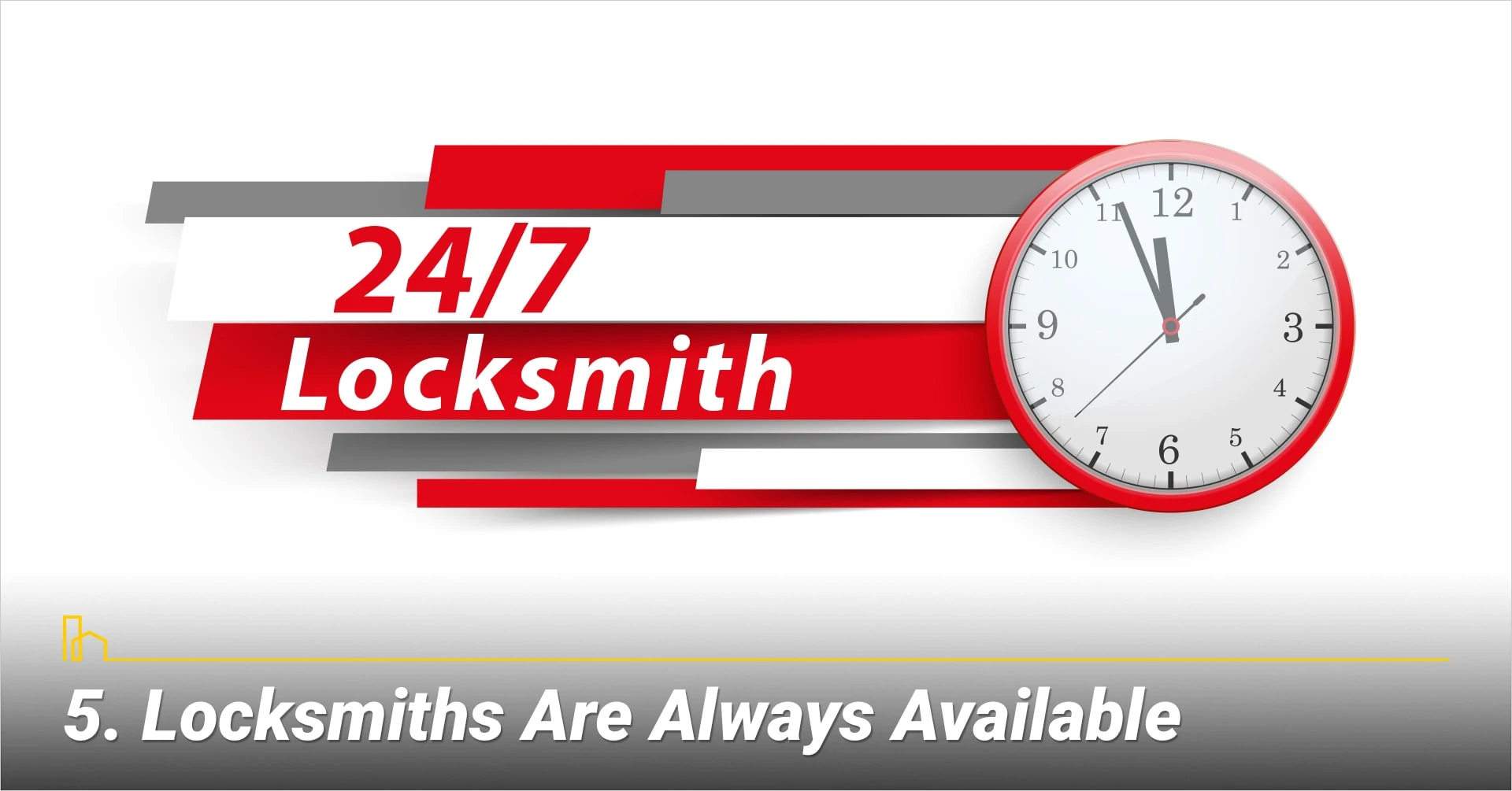 Locksmiths Are Always Available, they are available 24/7