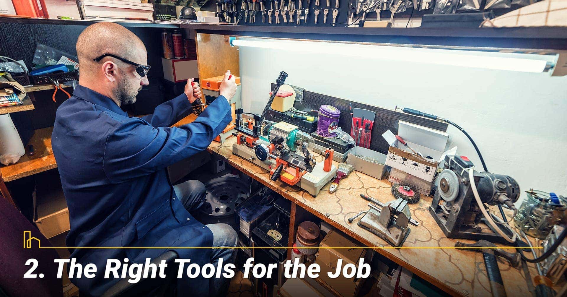 The Right Tools for the Job, they have the right tool to get the job done The Right Tools for the Job, they have the right tool to get the job done