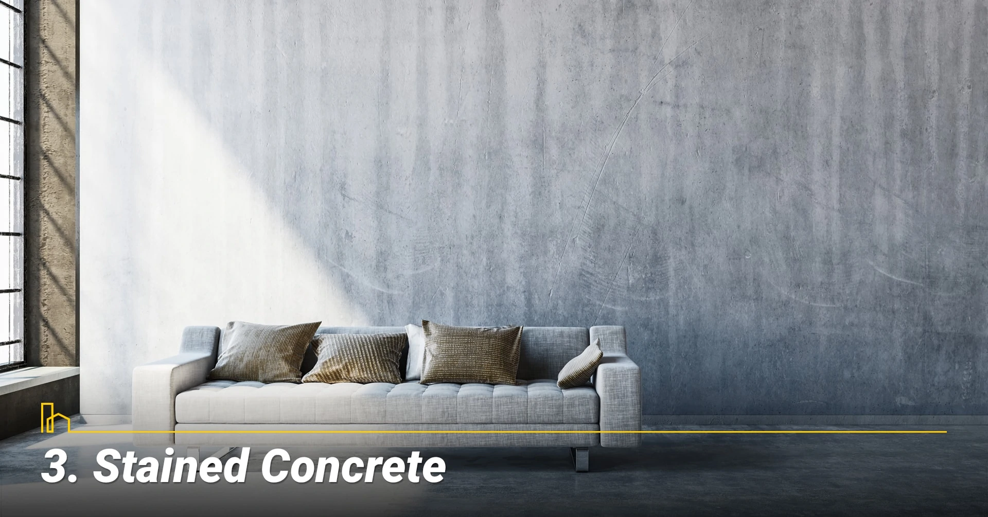 Stained Concrete, cover your floor with concrete