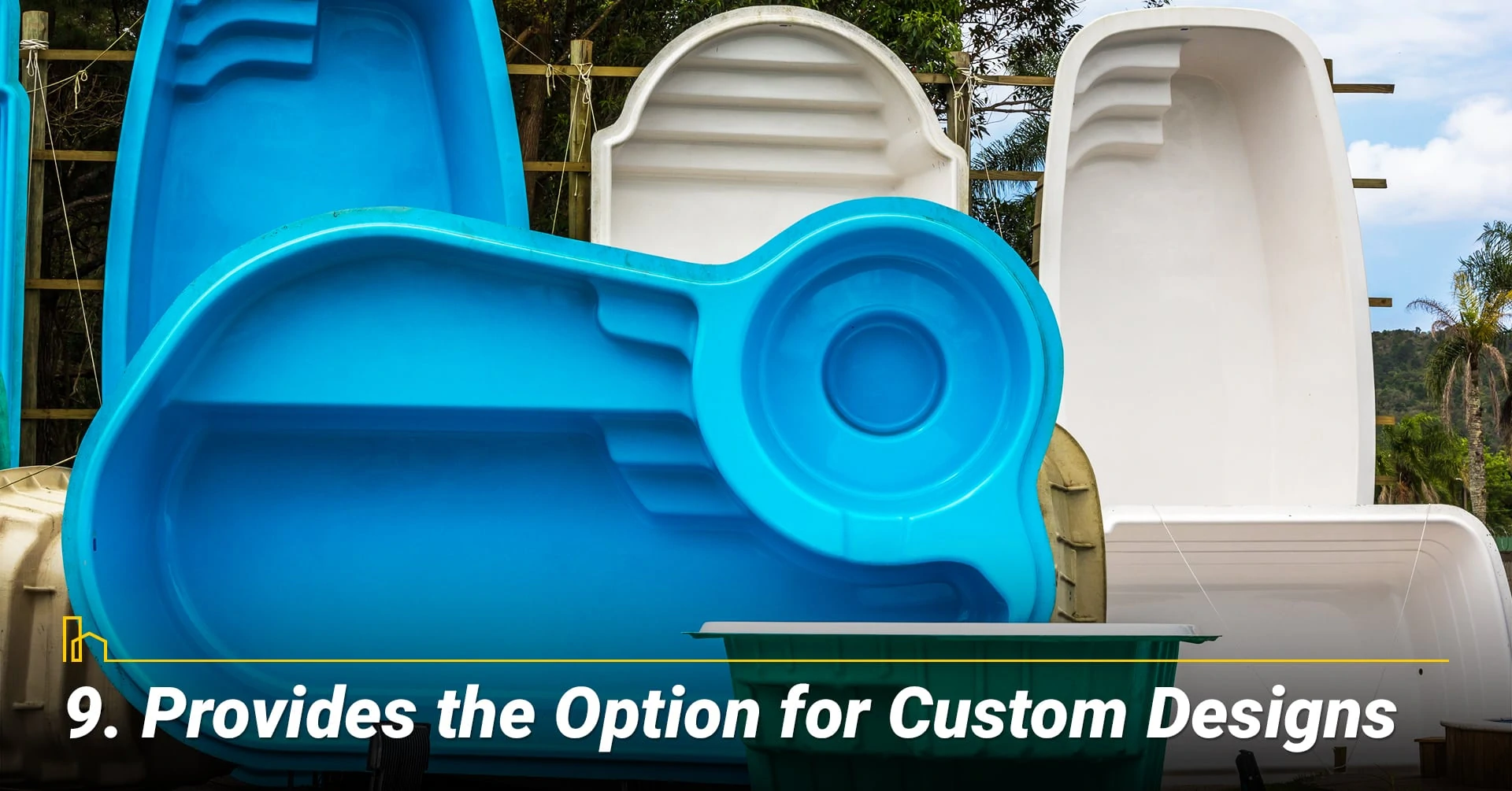Provides the Option for Custom Designs, there are many options