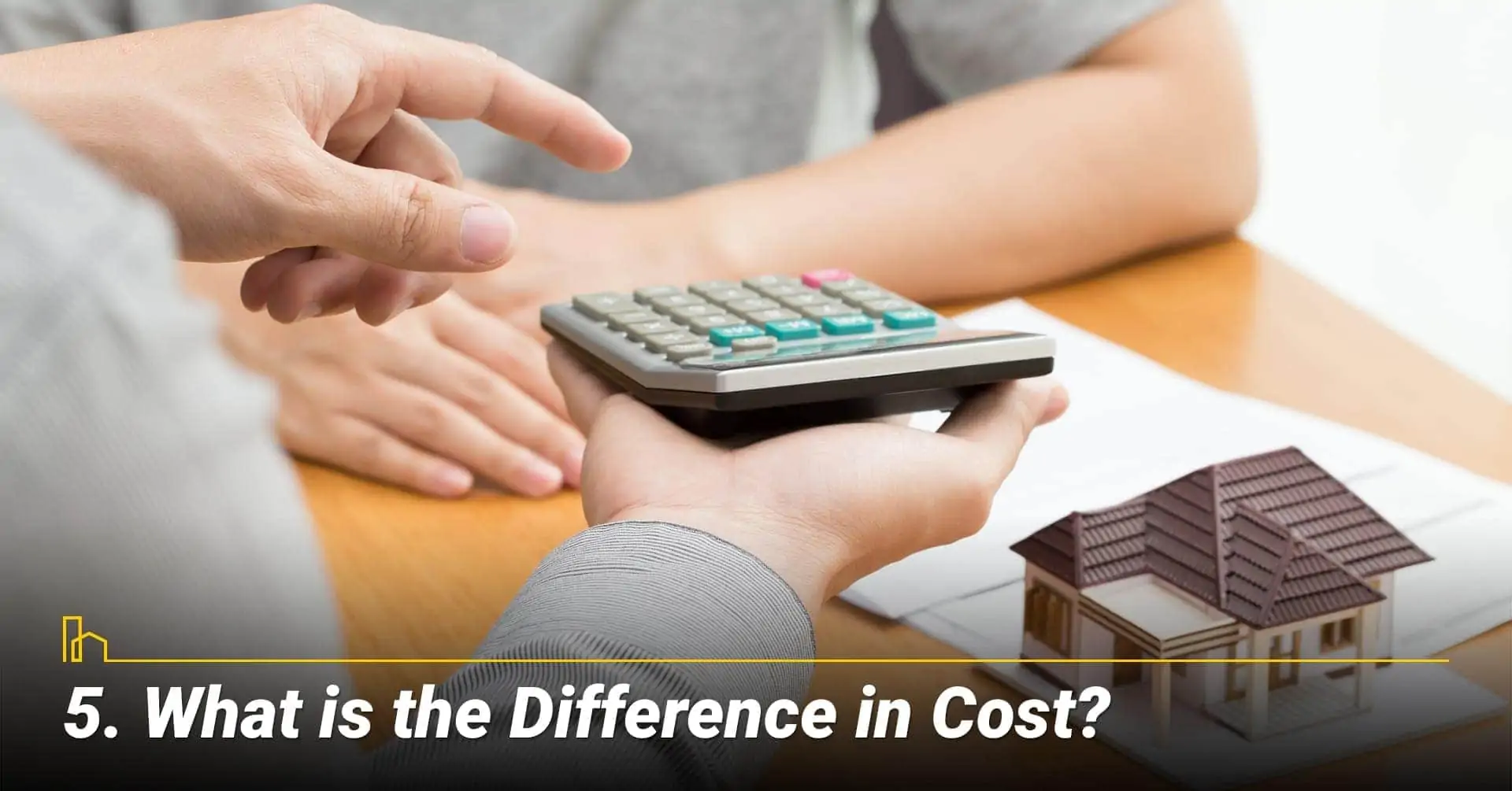What is the Difference in Cost? costs for site-built and manufactured homes