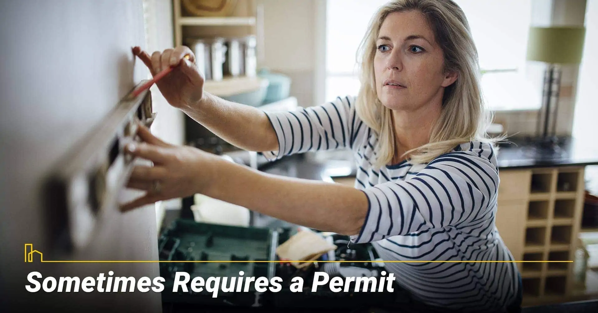 Sometimes Requires a Permit, smaller projects may need a permit