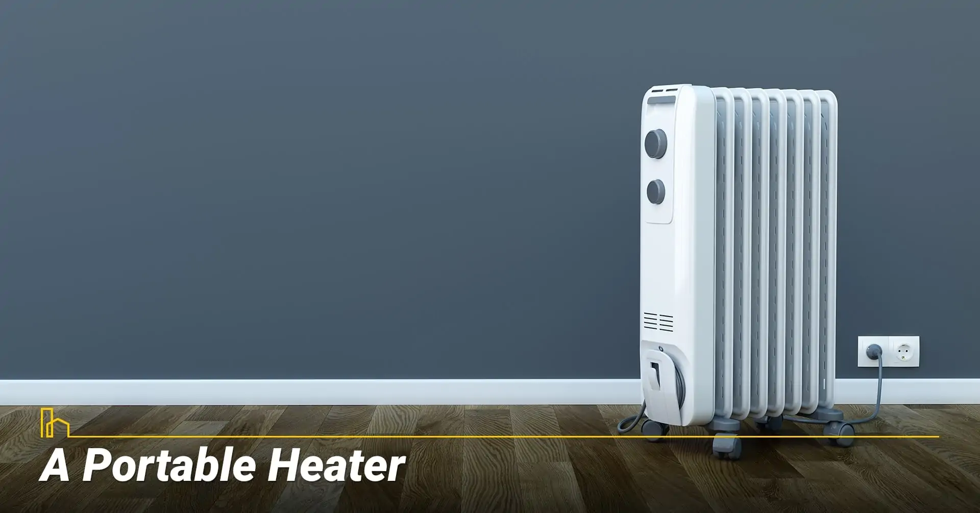 A Portable Heater, heat your home with space heater