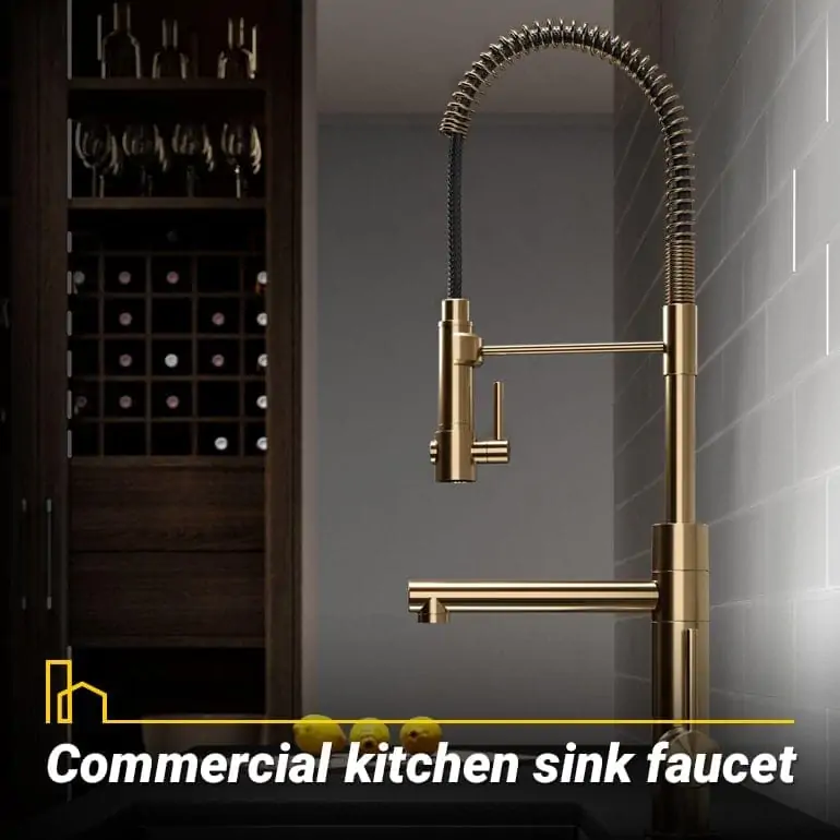 Commercial kitchen sink faucet, faucet for oversized sinks