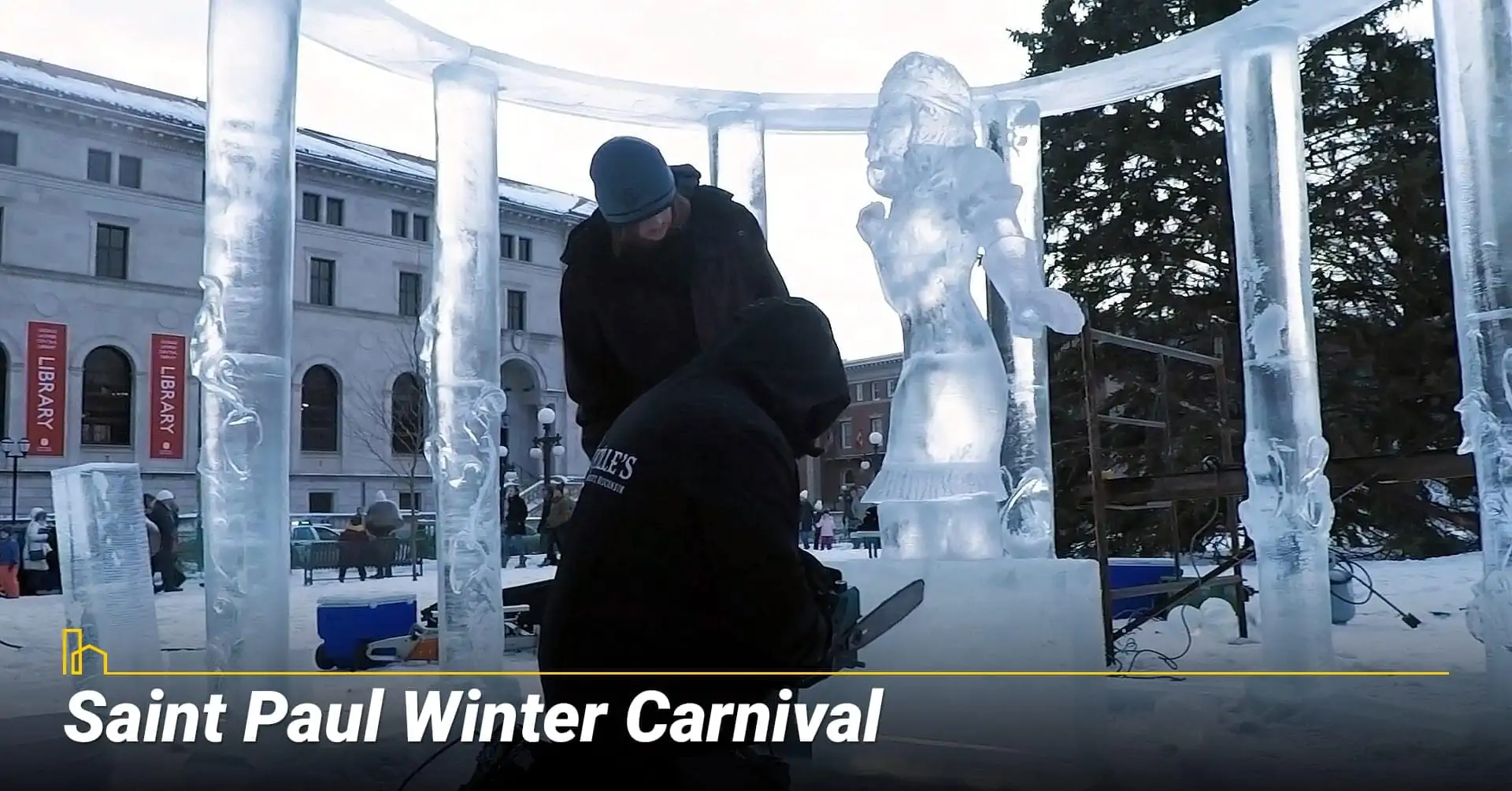 Saint Paul Winter Carnival, ice sculptures winter carnival