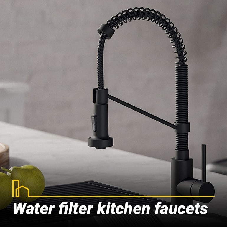 Water filter kitchen faucets, faucets that filter water