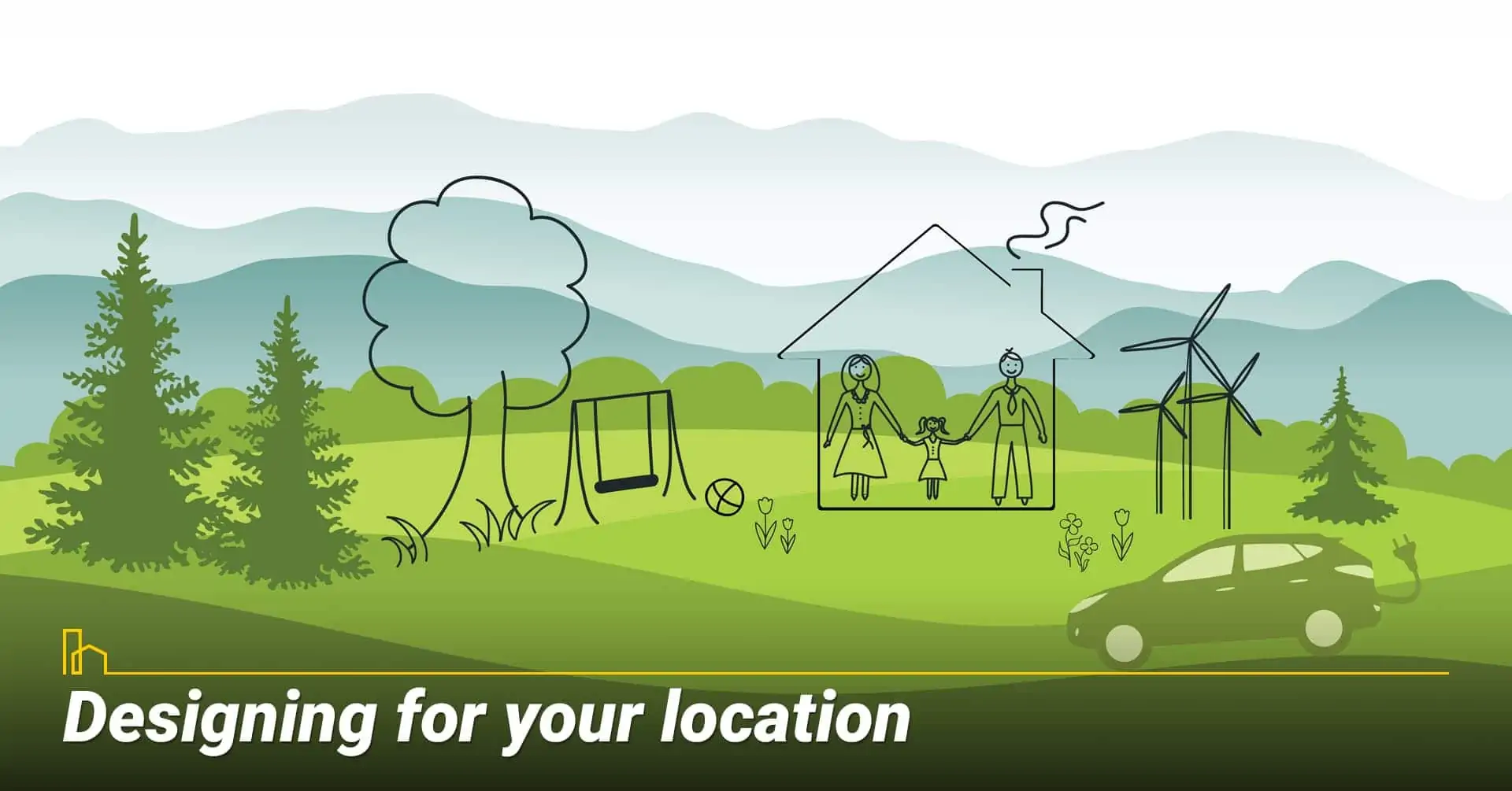 Designing for your location, consider the surrounding areas when design your home