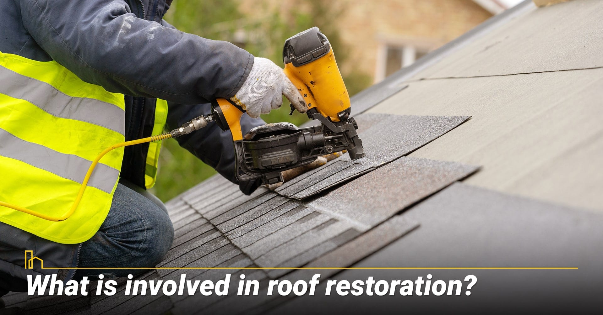 What is involved in roof restoration? steps in roof restoration