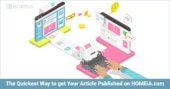 The Quickest Way to get Your Article Published on HOMEiA 1