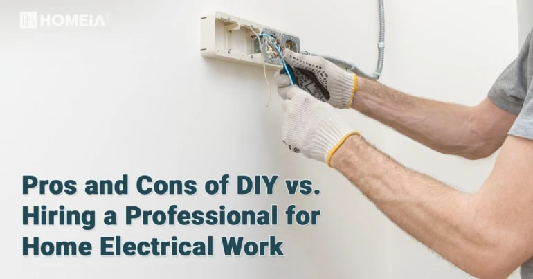 Pros and Cons of DIY vs. Hiring a Professional for Home Electrical Work