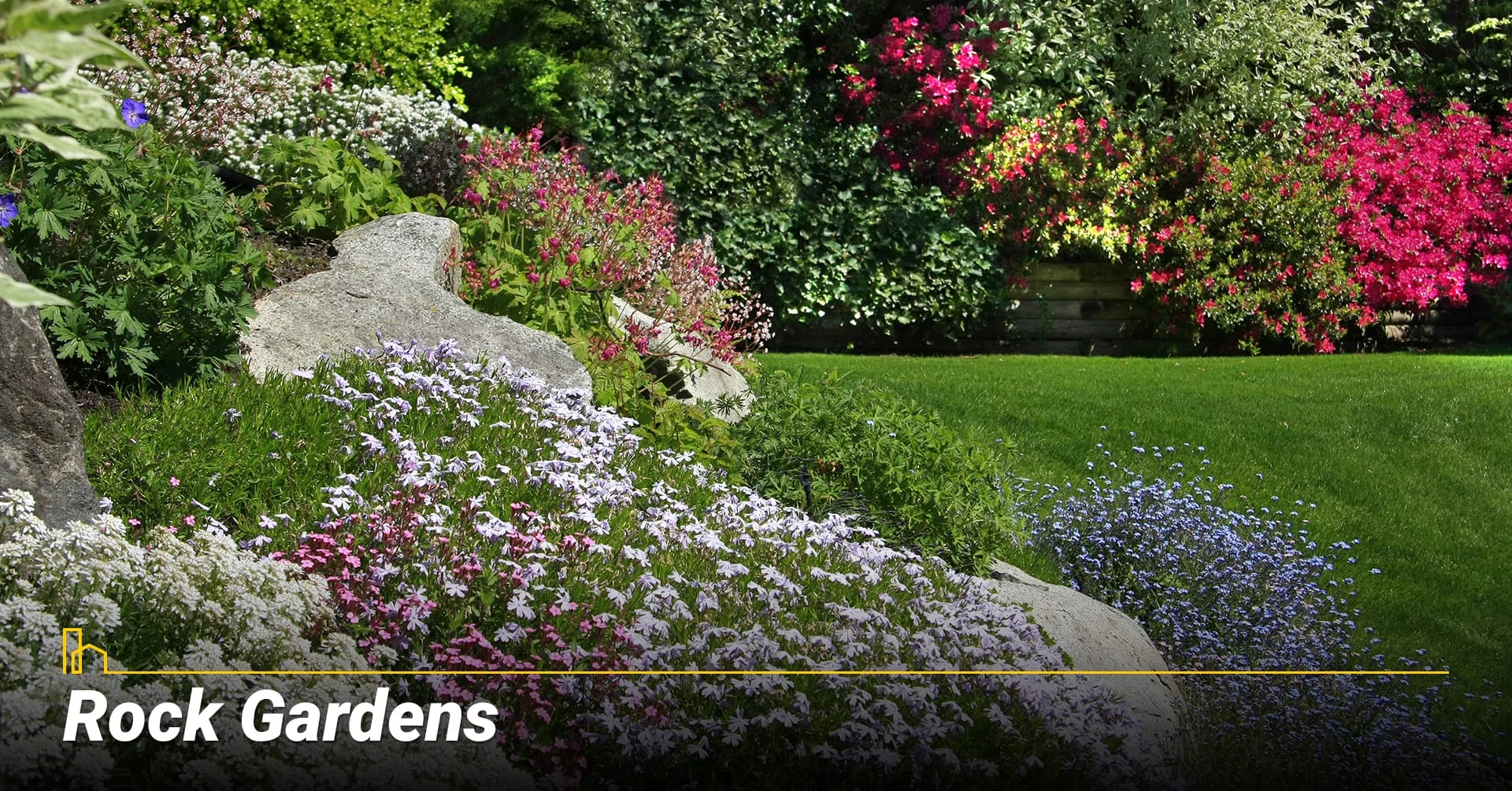 Rock Gardens, use rocks in your garden