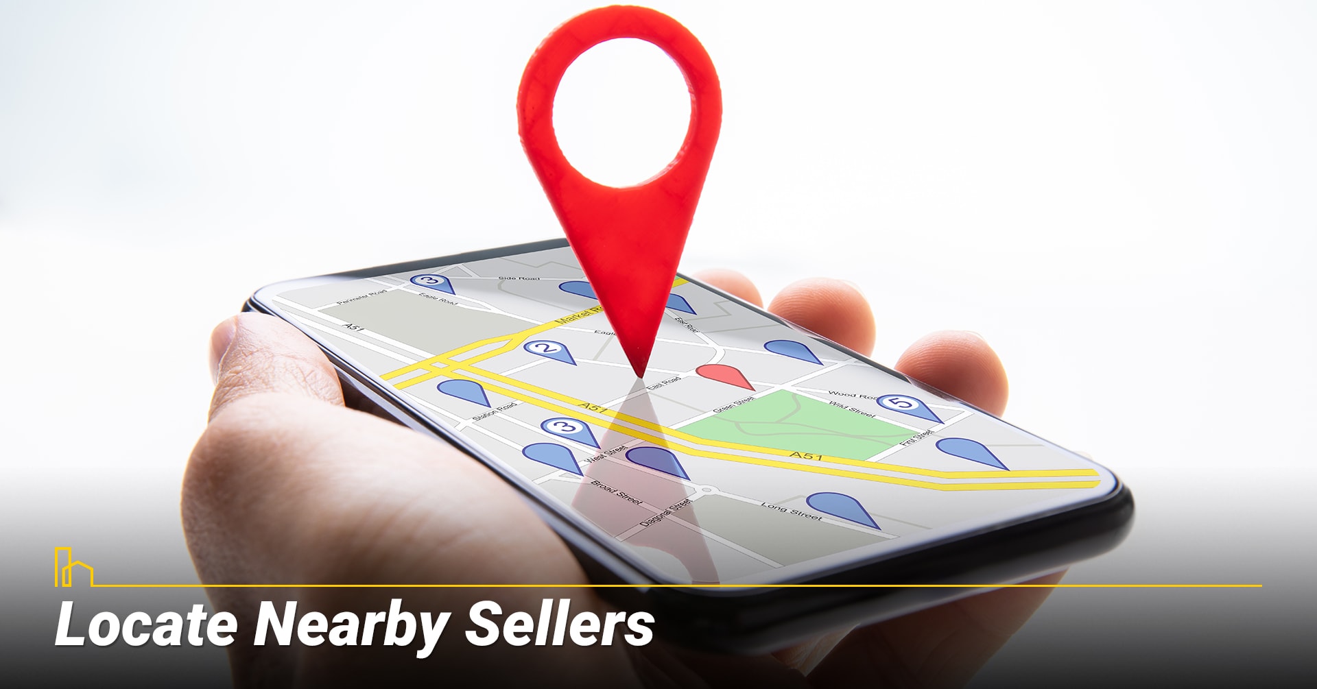 Locate Nearby Sellers, look for local sellers