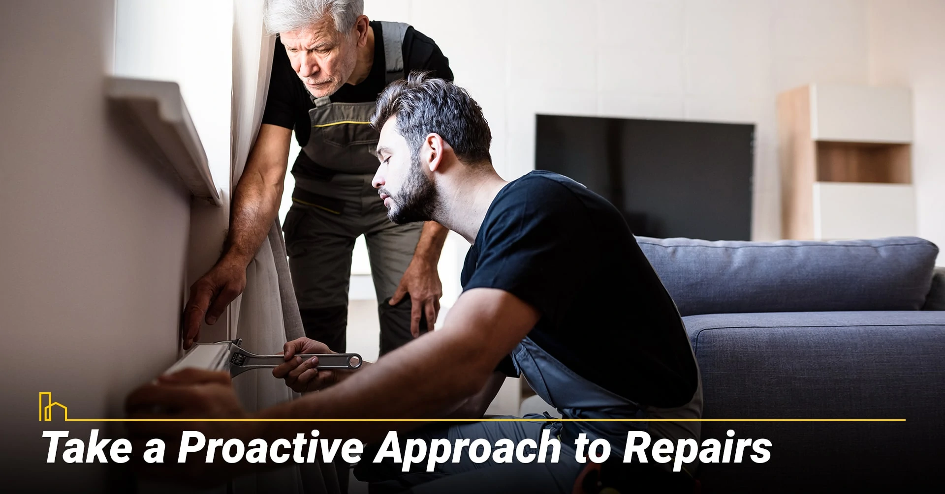 Take a Proactive Approach to Repairs, stay on top of your repair works