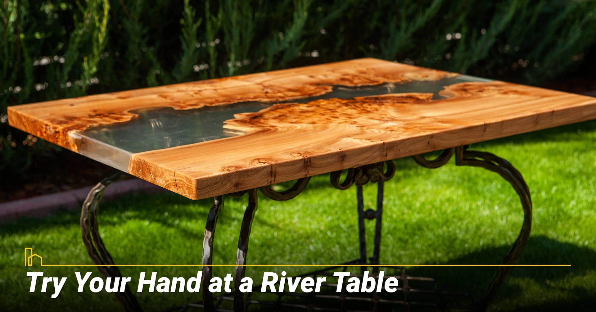 Try Your Hand at a River Table, DIY Epoxy Resin tabletop