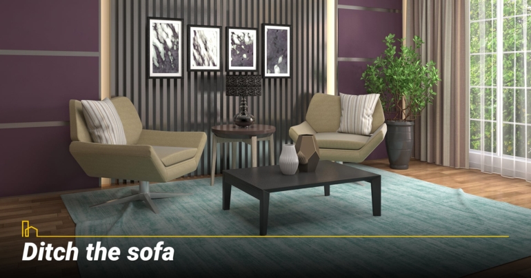 Ditch the sofa Ditch the sofa