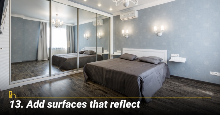 Add surfaces that reflect Add surfaces that reflect