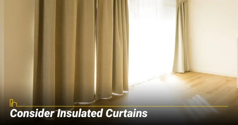 Consider Insulated Curtains