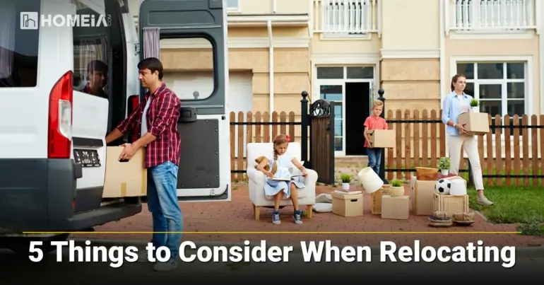 5 Things to Consider When Relocating