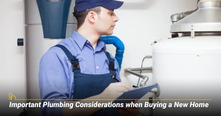 Important Plumbing Considerations when Buying a New Home