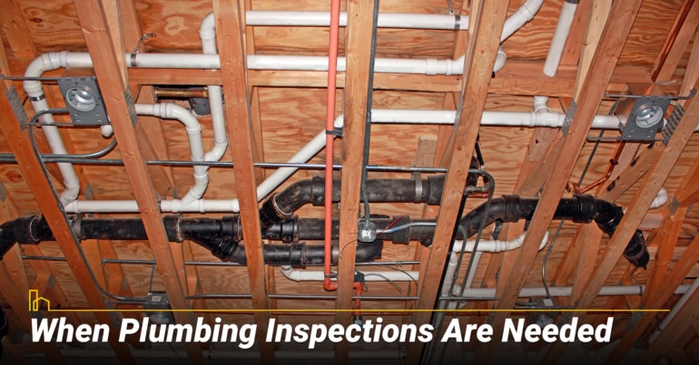 When Plumbing Inspections Are Needed