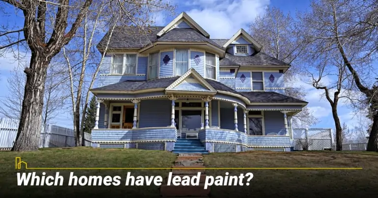 Which homes have lead paint?