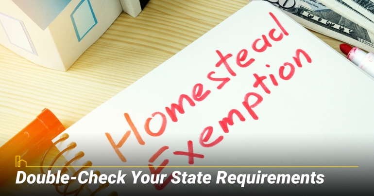 Double-Check Your State Requirements