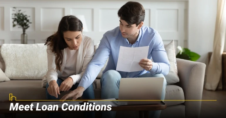 Meet Loan Conditions