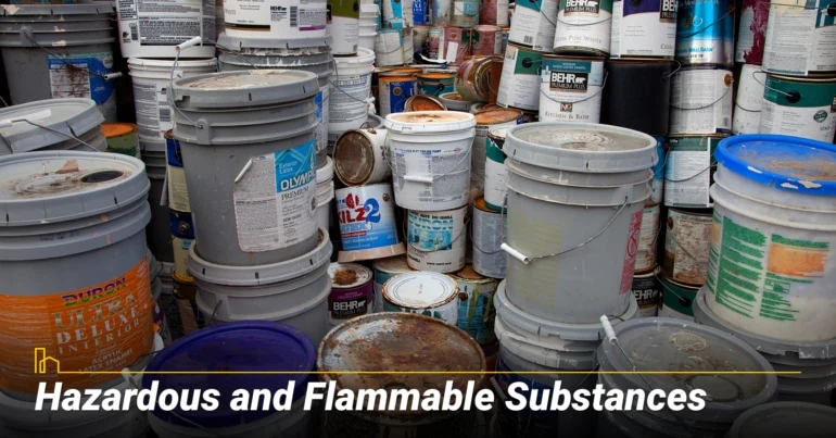 Hazardous and Flammable Substances