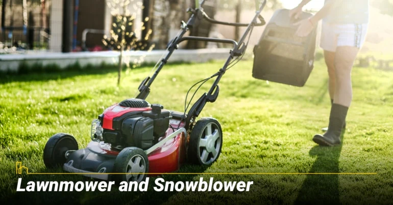 Lawnmower and Snowblower