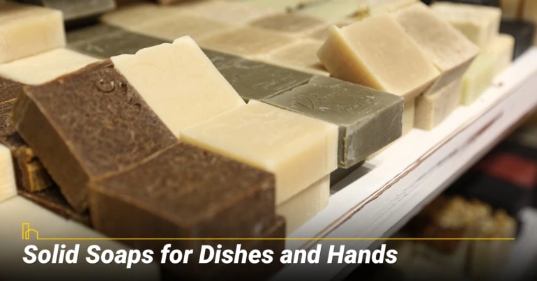 Solid Soaps for Dishes and Hands