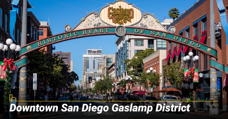 Downtown San Diego Gaslamp District 