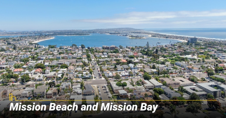 Mission Beach and Mission Bay