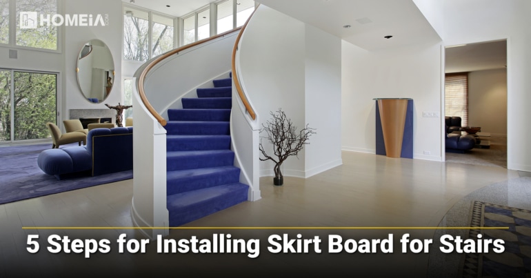 5 Steps for Installing Skirt Board for Stairs